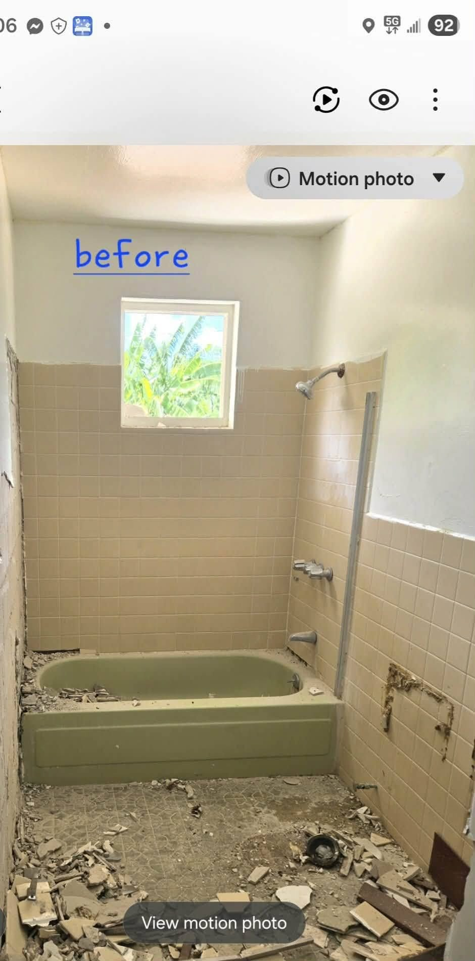 Guest bathroom before renovation